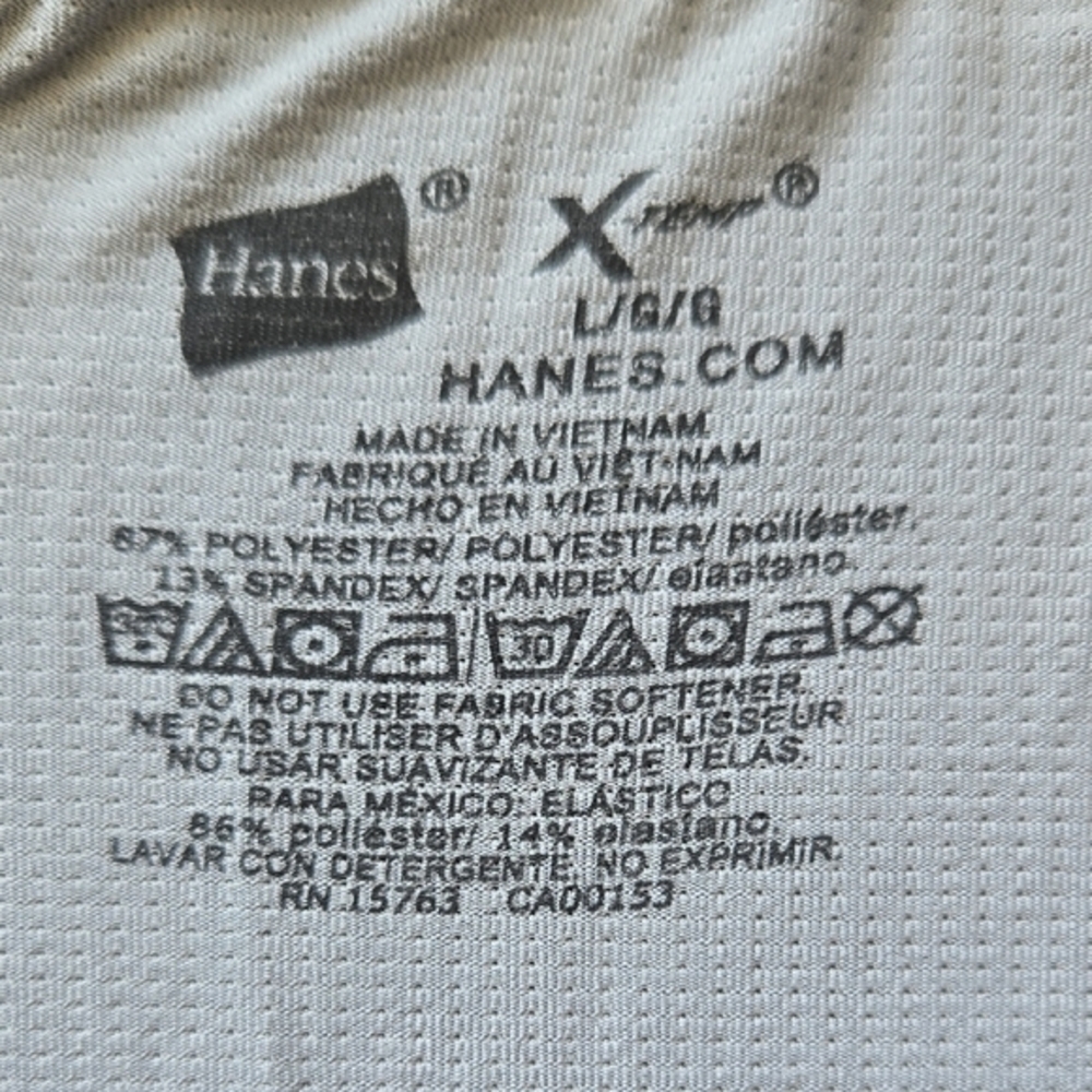 Hanes Gray Boxer Briefs with Elastic Waistband - Picture 2 of 5